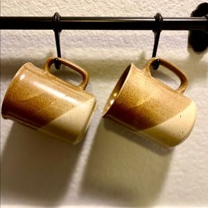 Handmade custom pair of mugs